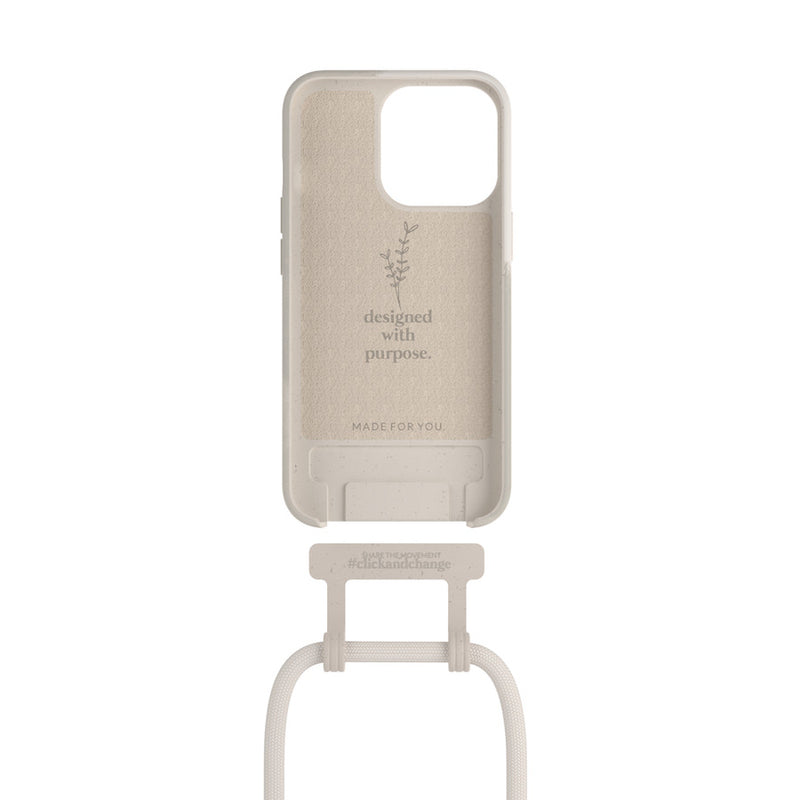 Change Woodcessories Batik/TieDye Dove White/Biomaterial case for iphone 13 Pro
