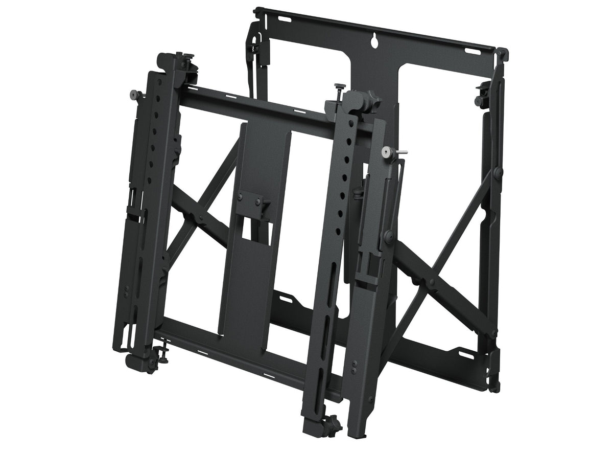 Peerless-AV SmartMount Full Service Video Wall Mount with Quick Release DS-VW755S - Kit de montagem (montagem de parede) - para parede de vídeo - revestimento preto sem brilho - tamanho de tela: 40"-65" - interface de montagem: 400 x 400 mm - montáve