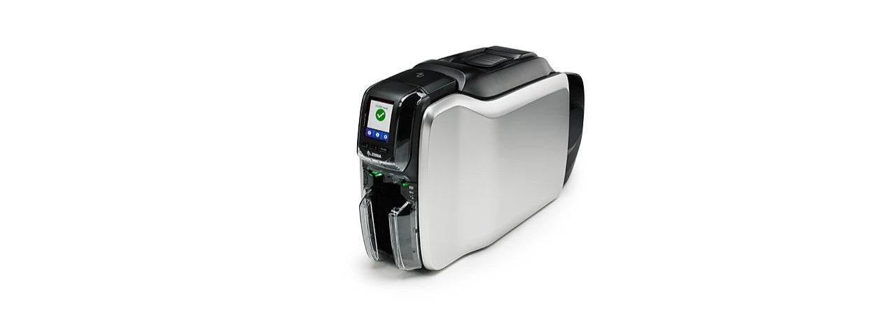 ZEBRA ZC300 Dual Sided Card Printer & CardStudio 2.0 Stand & 200PVC Cards & Ribbon YMCKO200