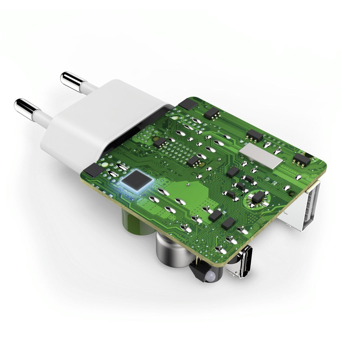 Cargador HAMA 220V Type-c Power Delivery (PD)/Qualcomm®, 42 vatios, blanco