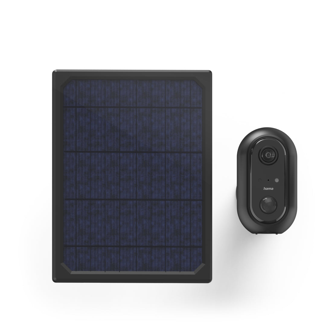 Camara de vigilância HAMA de exterior com luz e sensor de movimento, bateria solar, WLAN 1080p