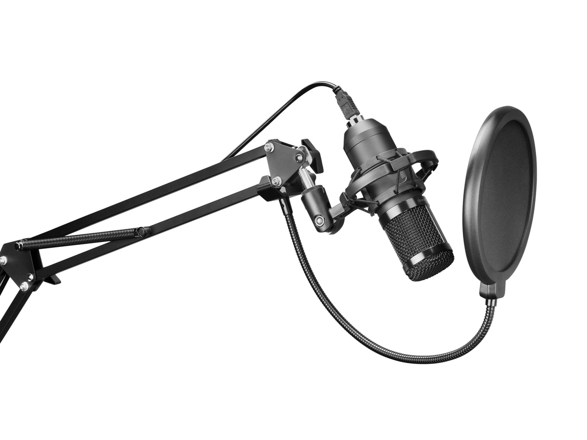 MARS GAMING MMICPRO ULTRA-HIGH DEF MICROPHONE, 192KHZ, ARM, ANTIVIB+POP, USB
