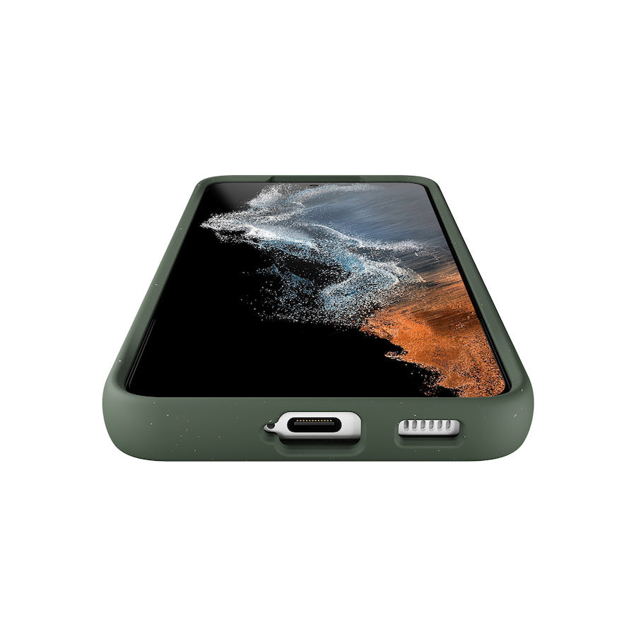 Bio Case WOODCESSORIES for Samsung S22 - Midnight Green