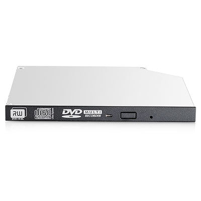 HPE - Disk drive - DVD±RW (±R DL) / DVD-RAM - 8x/8x/5x - Serial ATA - internal - black HP jack - for ProLiant DL20 Gen10, DL325 Gen10, DL360 Gen10, DL360 Gen9, ML30 Gen10