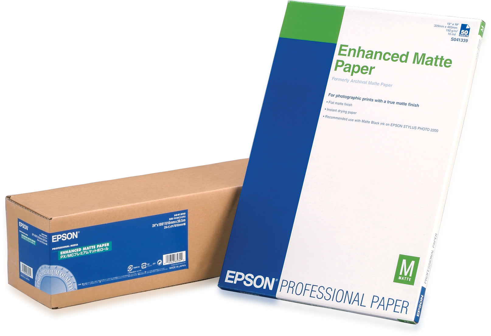PAPEL MATE DE CALIDAD SUPERIOR EPSON 24 x 30,5M