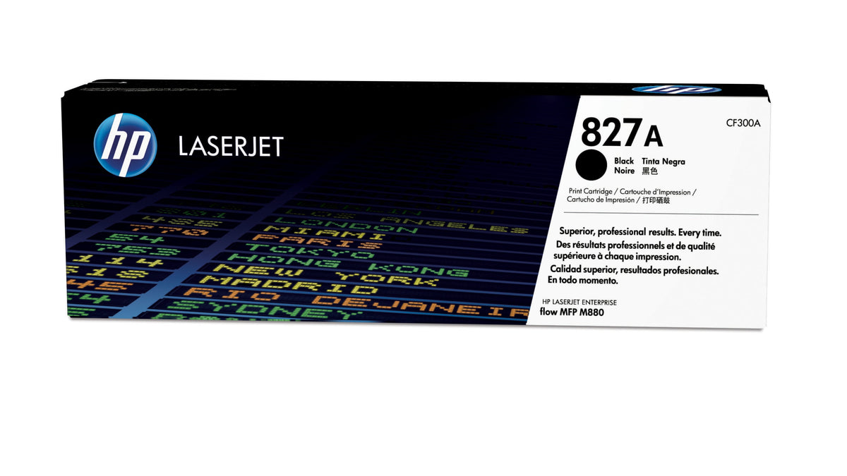 HP 827A - Black - Genuine - LaserJet - Toner Cartridge (CF300A) - for Color LaserJet Managed Flow MFP M880, LaserJet Enterprise Flow MFP M880
