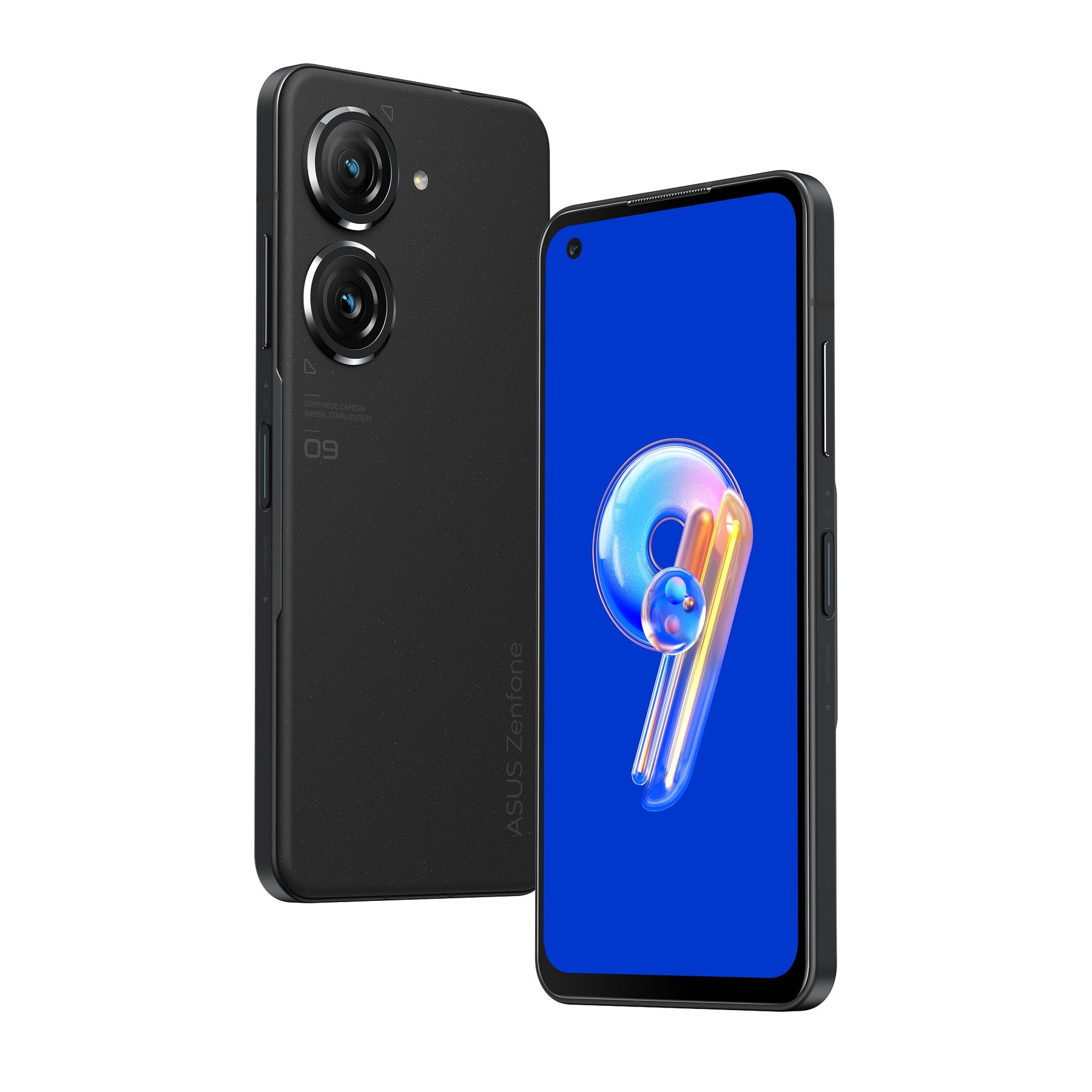 Smartphone Asus Zenfone 9, 5.92" FHD 120Hz 8GB, 128GB, 64MP+12MP, Android 12w Negro medianoche