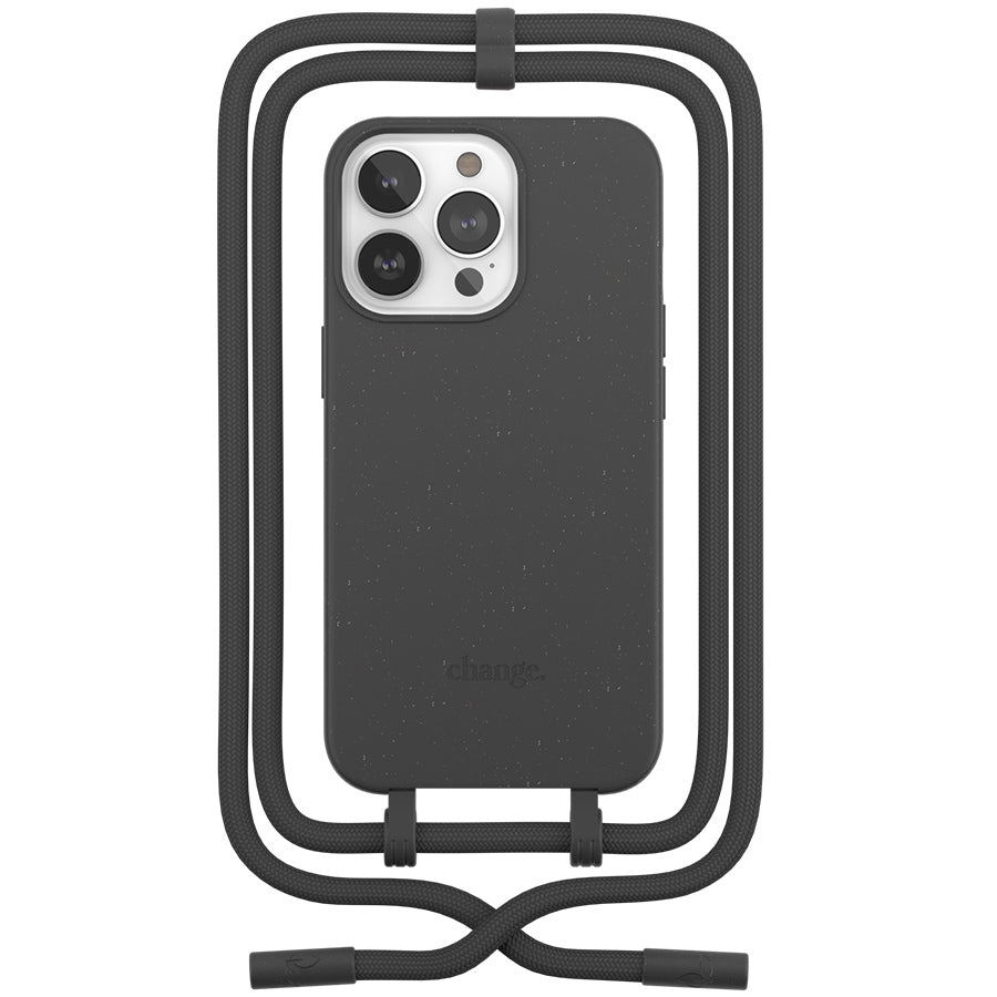 Change Woodcessories Black / Biomaterial Case for iPhone 14 Pro