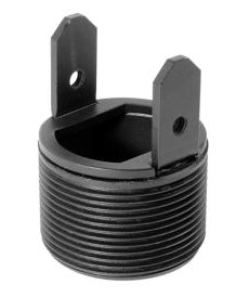 Adaptador de montaje para proyector Peerless Modular Series - Componente de montaje (adaptador de poste roscado) - para proyector - negro
