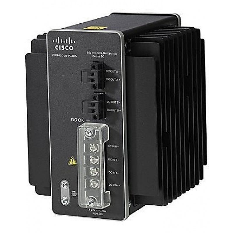 Cisco AC-DC Power Module for POE solution - Power adapter (DIN rail mountable) - AC 90 - 264/ DC 106 - 300 V - 170 Watt - for Industrial Ethernet 4000 Series
