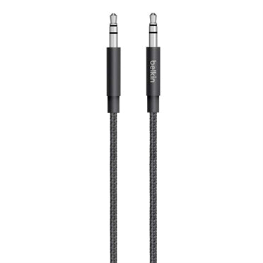 Belkin MIXIT Aux Cable - Cabo de áudio - porta mini estéreo macho para porta mini estéreo macho - 1.22 m - preto