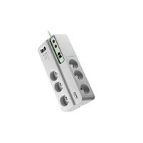 APC SurgeArrest Home/Office - Surge Protector - AC 230 V - 2300 Watt - Conectores de salida: 6 - Bélgica, Francia - blanco