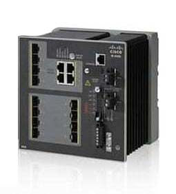 Cisco Industrial Ethernet serie 4000 - Conmutador - Administrado - Combo 16 x 10/100 + 4 x Gigabit SFP - Montaje en riel DIN - Alimentación de CC - Cumple con TAA