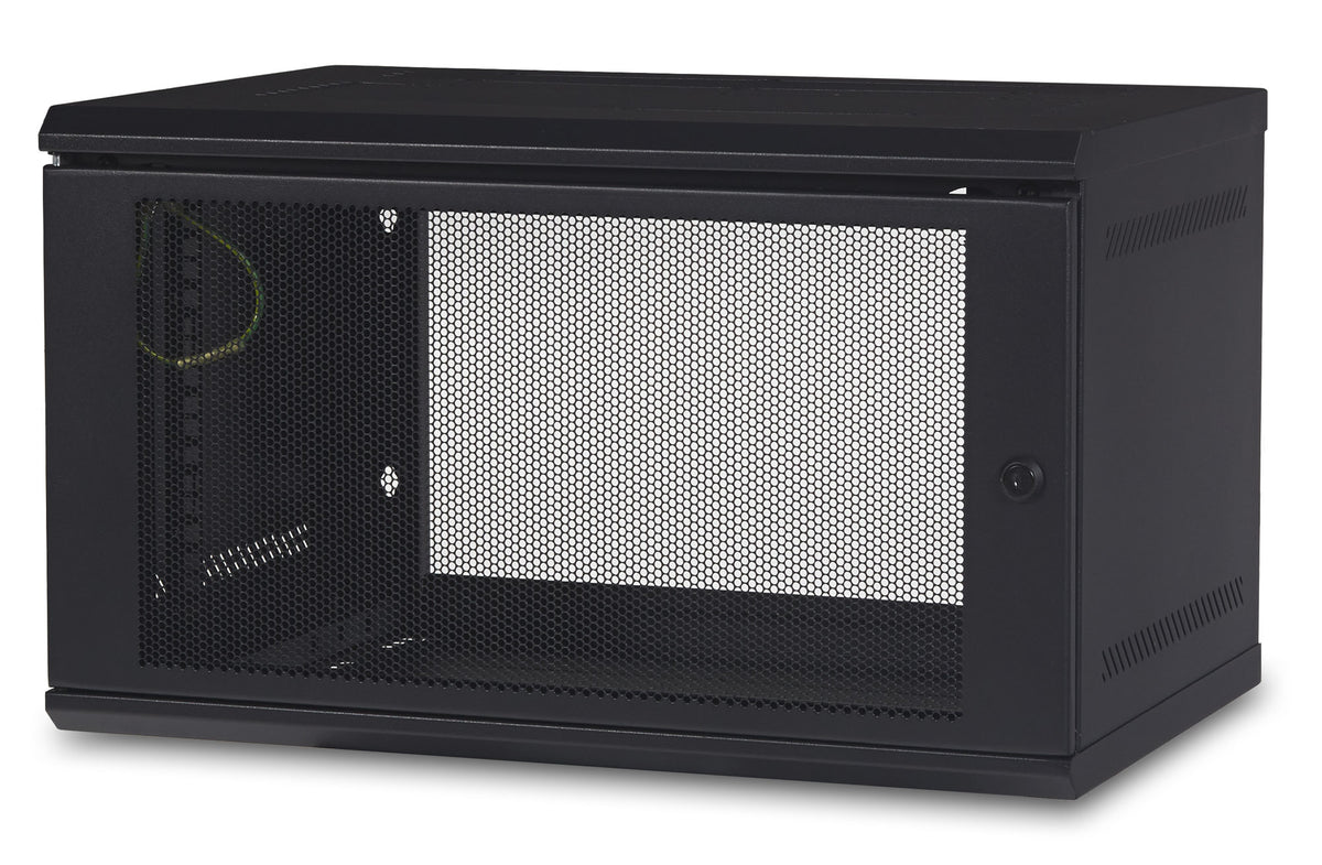 APC NetShelter WX AR106 - Gabinete - Montaje en pared - Negro - 6U - 19"