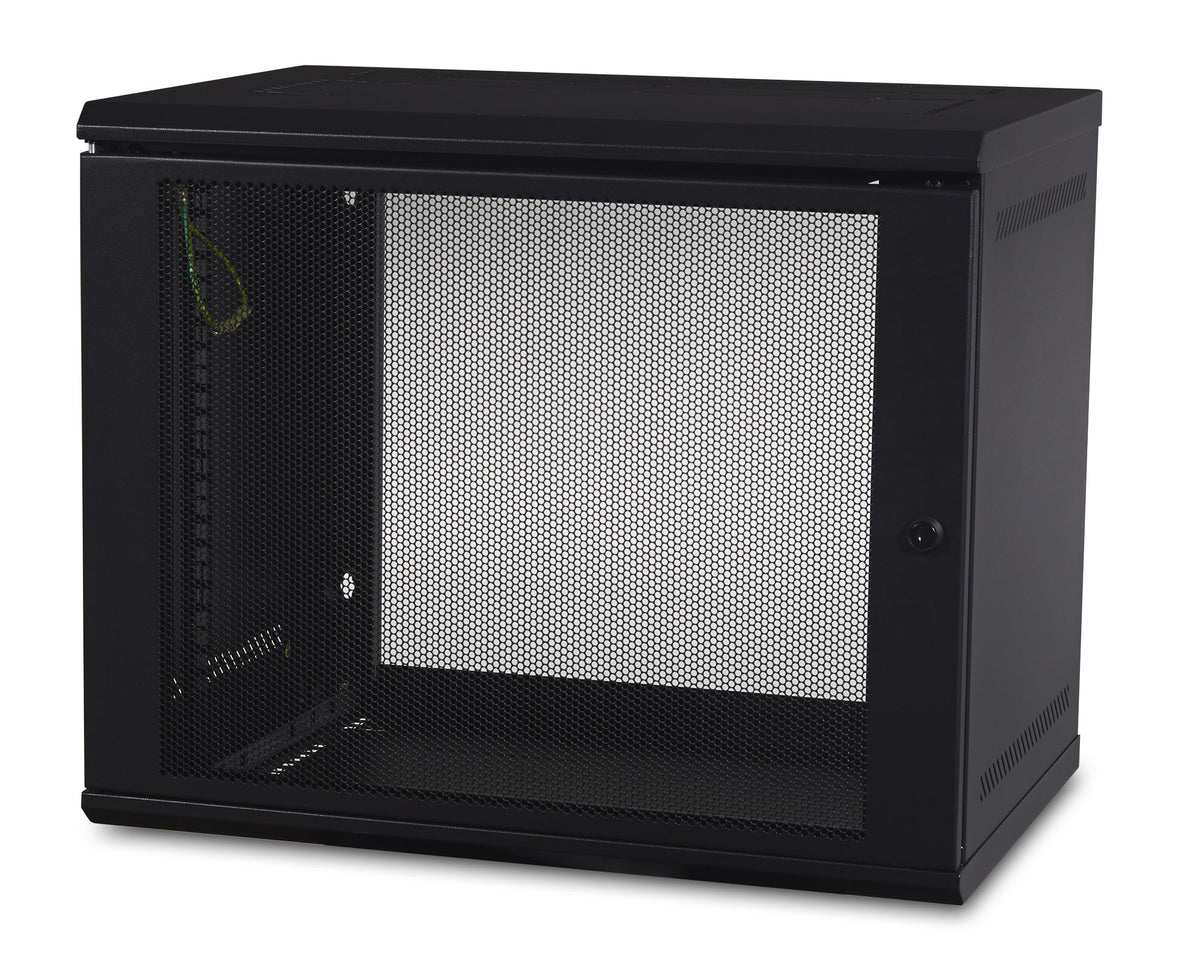 APC NetShelter WX AR109 - Gabinete - Montaje en pared - Negro - 9U - 19" - para P/N: ACF600, AR8213, NBWL0355A, NBWL0356A