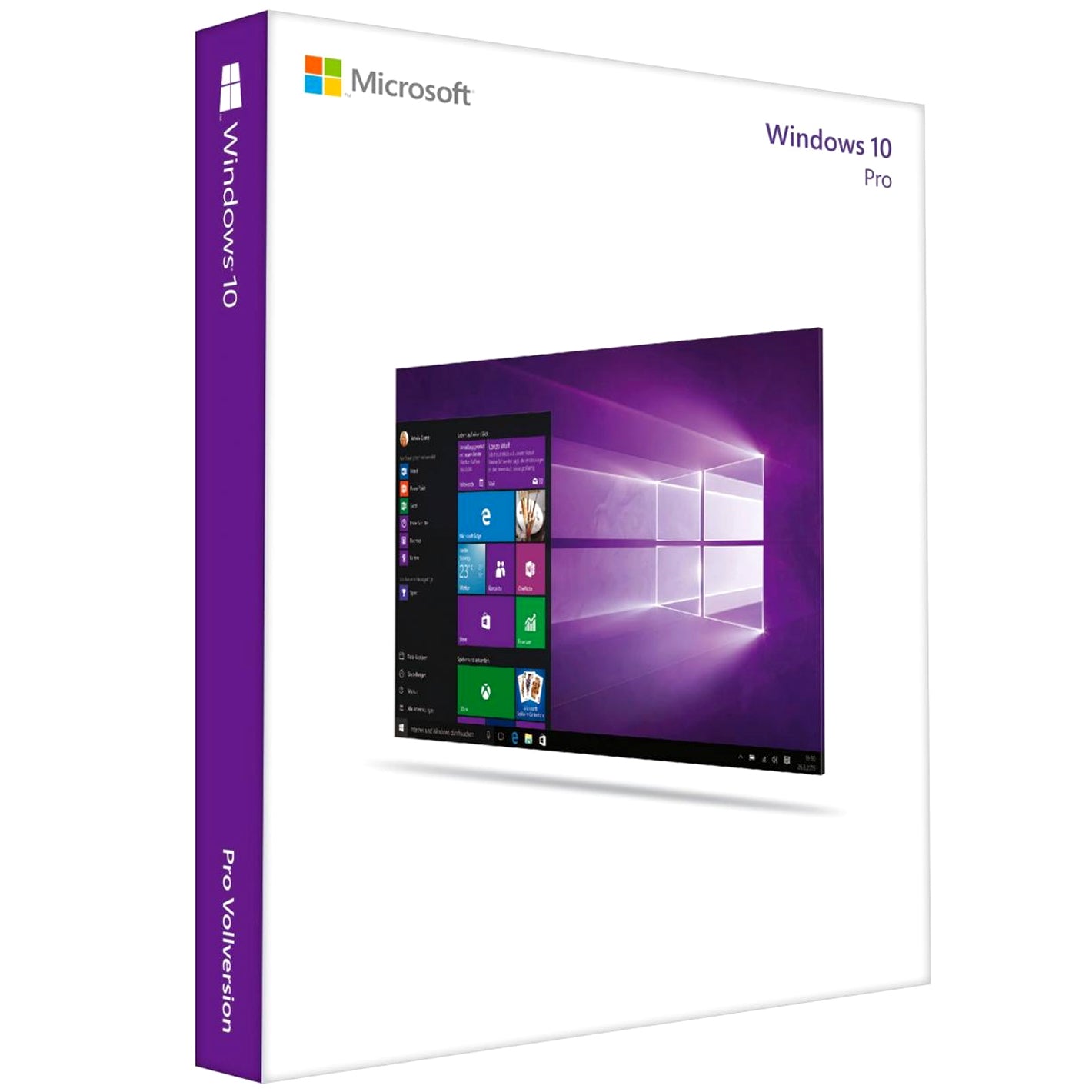 Windows 10 Pro - License - 1 license - OEM - DVD - 64-bit - Spanish