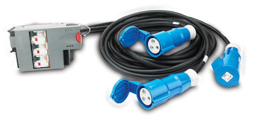 Módulo de distribución de energía APC - Disyuntor automático (módulo enchufable) - CA 400 V - 3 fases - conectores de salida: 3 - para P/N: SY16K48H-PDNB, SY32K48H-PDNB, SY48K48H-PDNB, SY64K96H-NB, SY96K160H- NOTA, SY96K96H-NB
