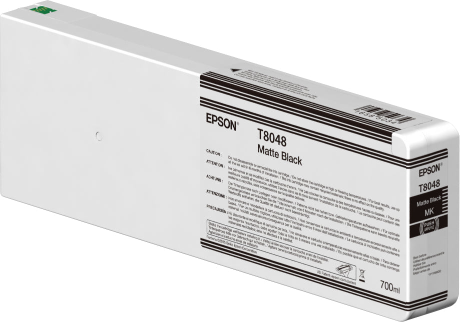 Epson T8048 - 700 ml - matte black - original - ink cartridge - for SureColor SC-P6000, SC-P7000, SC-P7000V, SC-P8000, SC-P9000, SC-P9000V