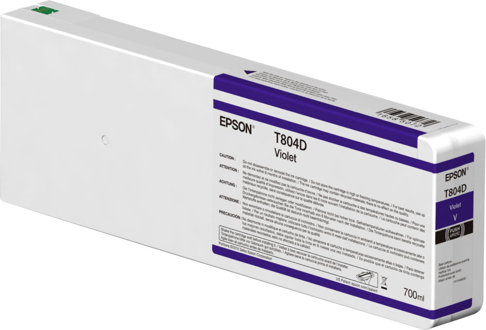 Epson T804D00 - 700 ml - violet - original - ink cartridge - for SureColor SC-P7000, SC-P7000V, SC-P9000, SC-P9000V