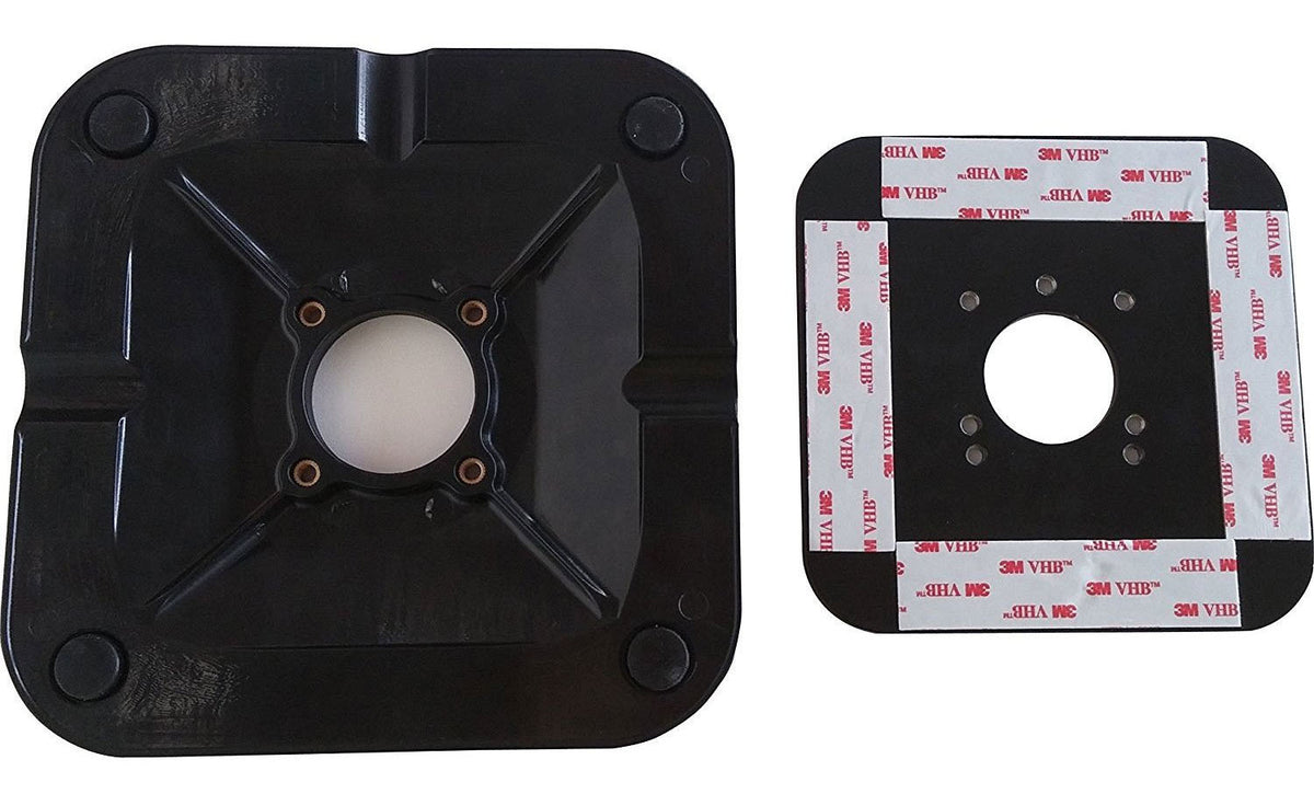 Base adhesiva Compulocks (6") para el poste RISE - Componente de montaje (base trasera adhesiva)