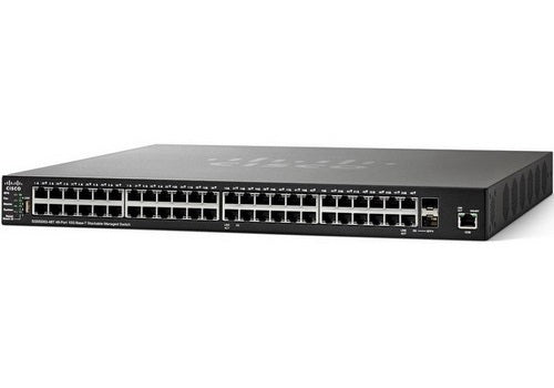 Cisco 550X Series SG550XG-48T - Switch - L3 - Admin - 46 x 10GBase-T + 2 x SFP+ 10 Gigabit combo - desktop, rail mountable