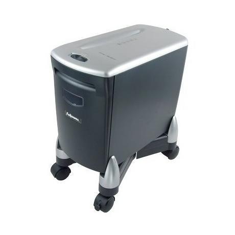 Fellowes Office Suites CPU X Stand - System Cabinet Tower Bench - Black, Silver