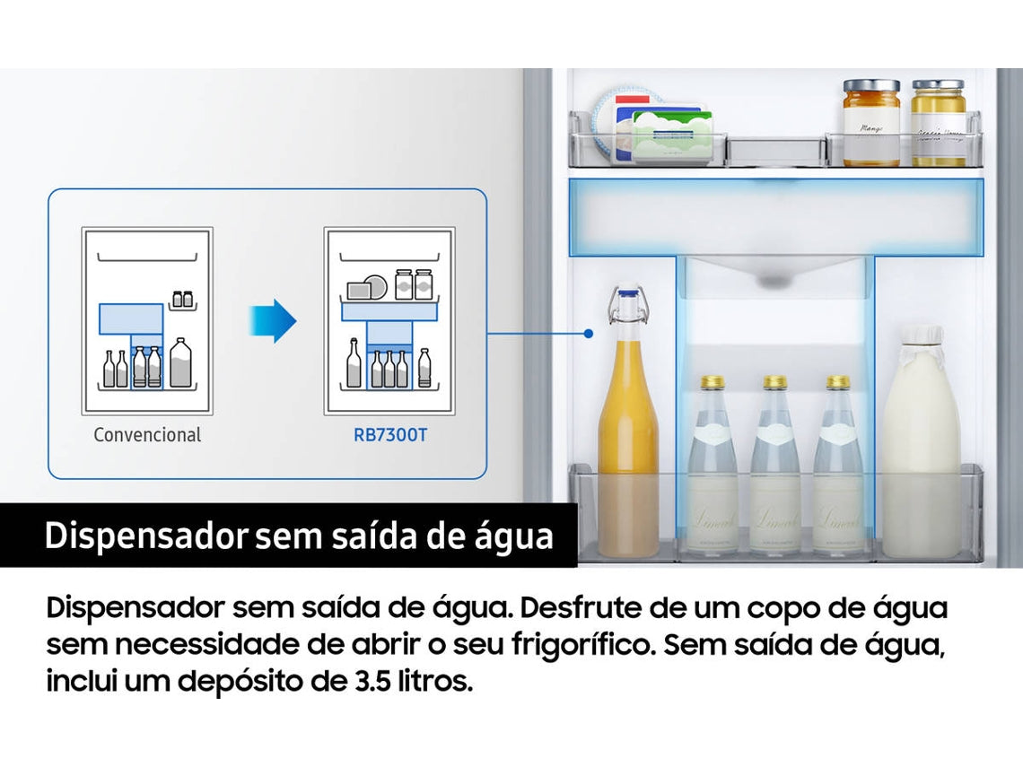 SAMSUNG FRIGORIFICO COMBINADO COM DISPENSADOR ÁGUA 341L