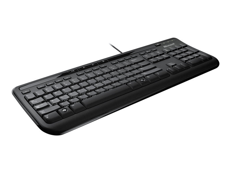 Microsoft Wired Keyboard 600 - Keyboard - USB - Spanish - Black