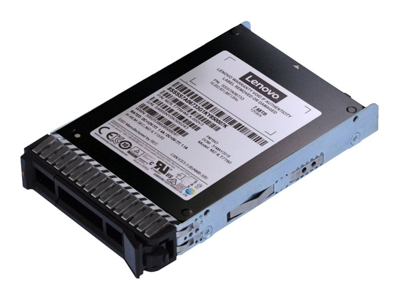 Lenovo ThinkSystem PM1643a Entry - SSD - 3.84 TB - intercambiável a quente - 2.5" - SAS 12Gb/s - para ThinkAgile HX33XX Certified Node, MX3330-F Appliance, MX3331-F Certified Node