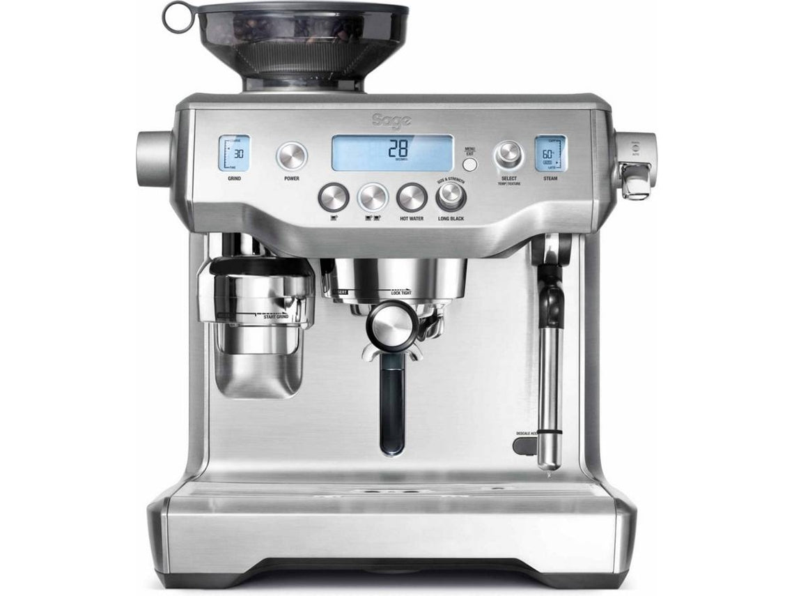 SAGE MACHINE CAFE THE ORACLE (BRUSHED STAINLESS STEEL)