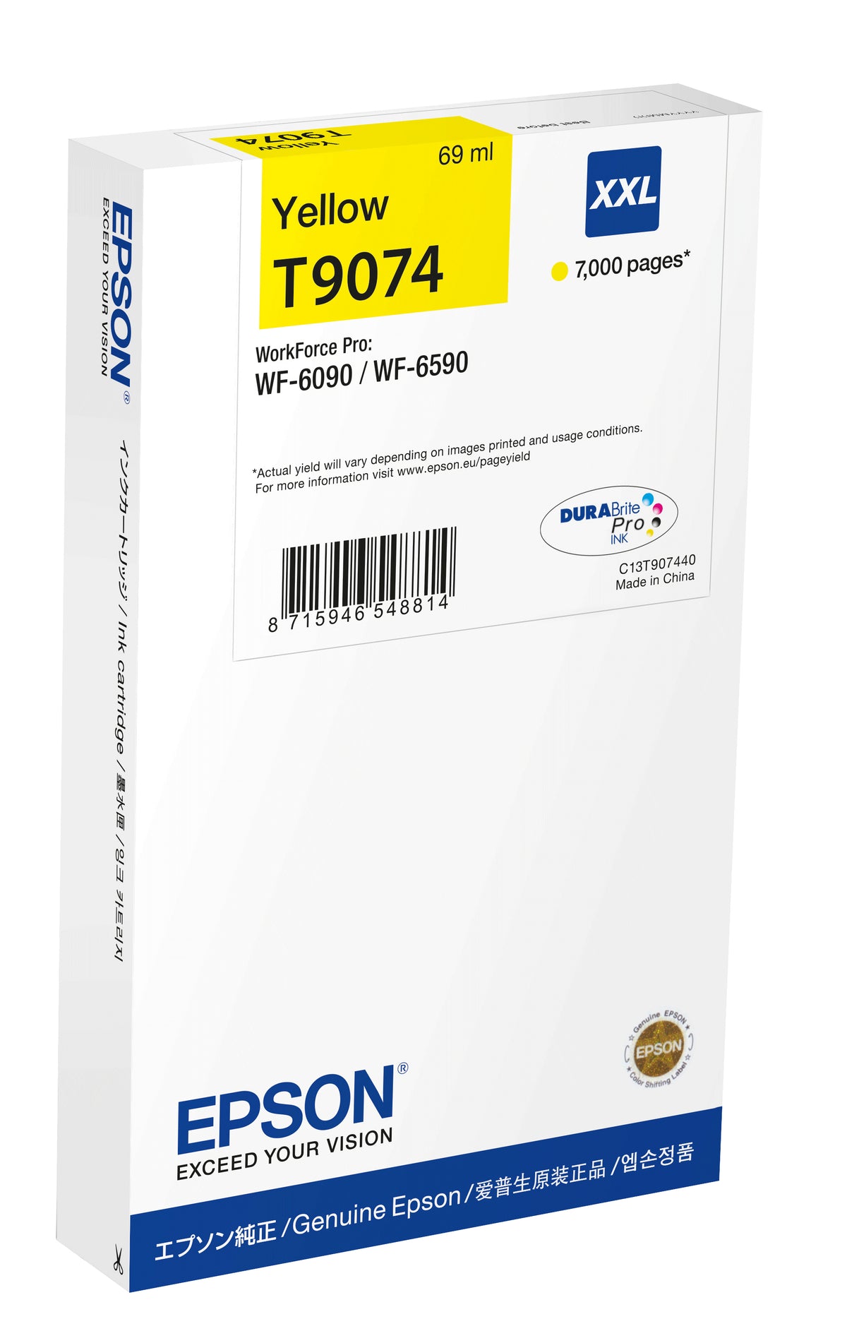 EPSON YELLOW INK WF-6590/6090 XXL