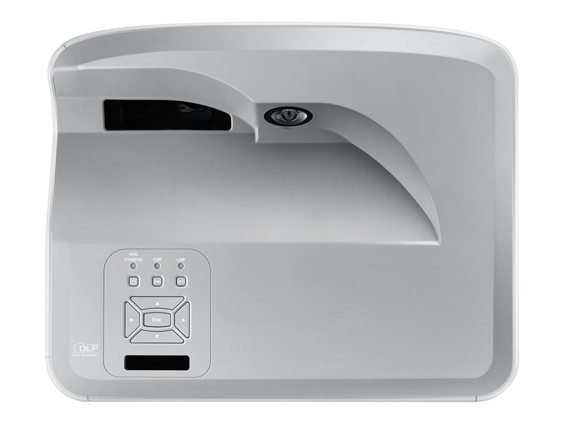 Optoma ZH420UST - Projector DLP - laser/fósforo - 3D - 4000 lumens - Full HD (1920 x 1080) - 16:9 - 1080p - lentes de projeção de distância ultra curta - branco