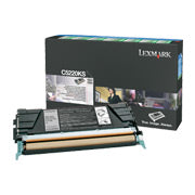 LEXMARK TONER BLACK C520/522/C524 W/RET4K