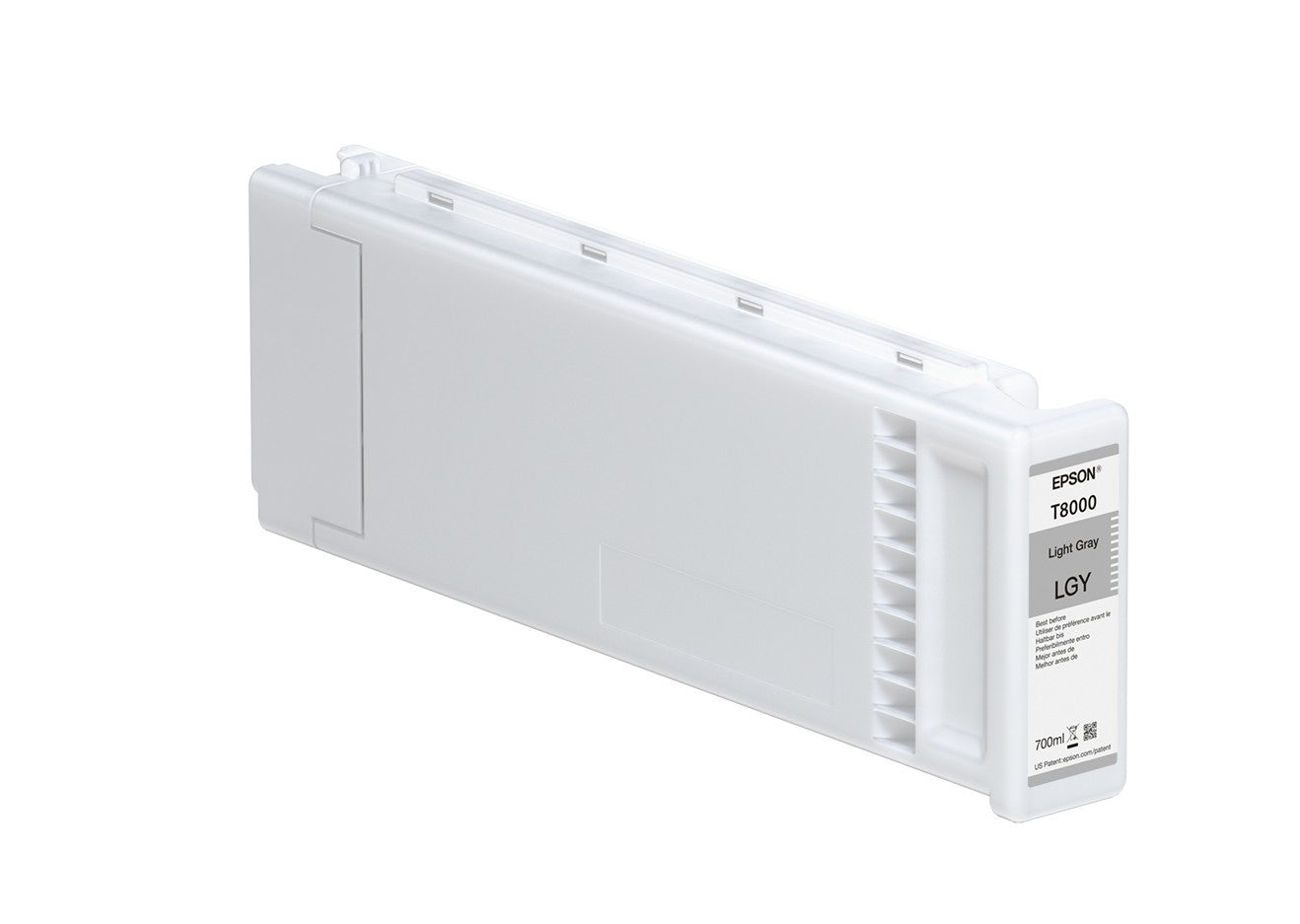 Epson T8000 - 700 ml - light gray - original - ink cartridge - for SureColor SC-P10000, SC-P20000, SC-P20000SE
