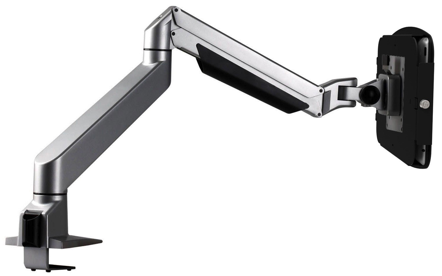 Compulocks Space Reach Surface Pro 3/4 / Galaxy TabPro S Counter Top Articulating Arm Black - Funda - Antirrobo - para tablet - bloqueable - aluminio - interfaz de montaje: 100 x 100 mm - Computadora de escritorio, montable en escritorio - para Micro