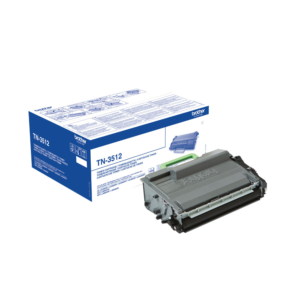 Brother TN3512 - Black - original - toner cartridge - for Brother DCP-L6600, HL-L6250, L6300, L6400, L6450, MFC-L6800, L6900, L6950, L6970