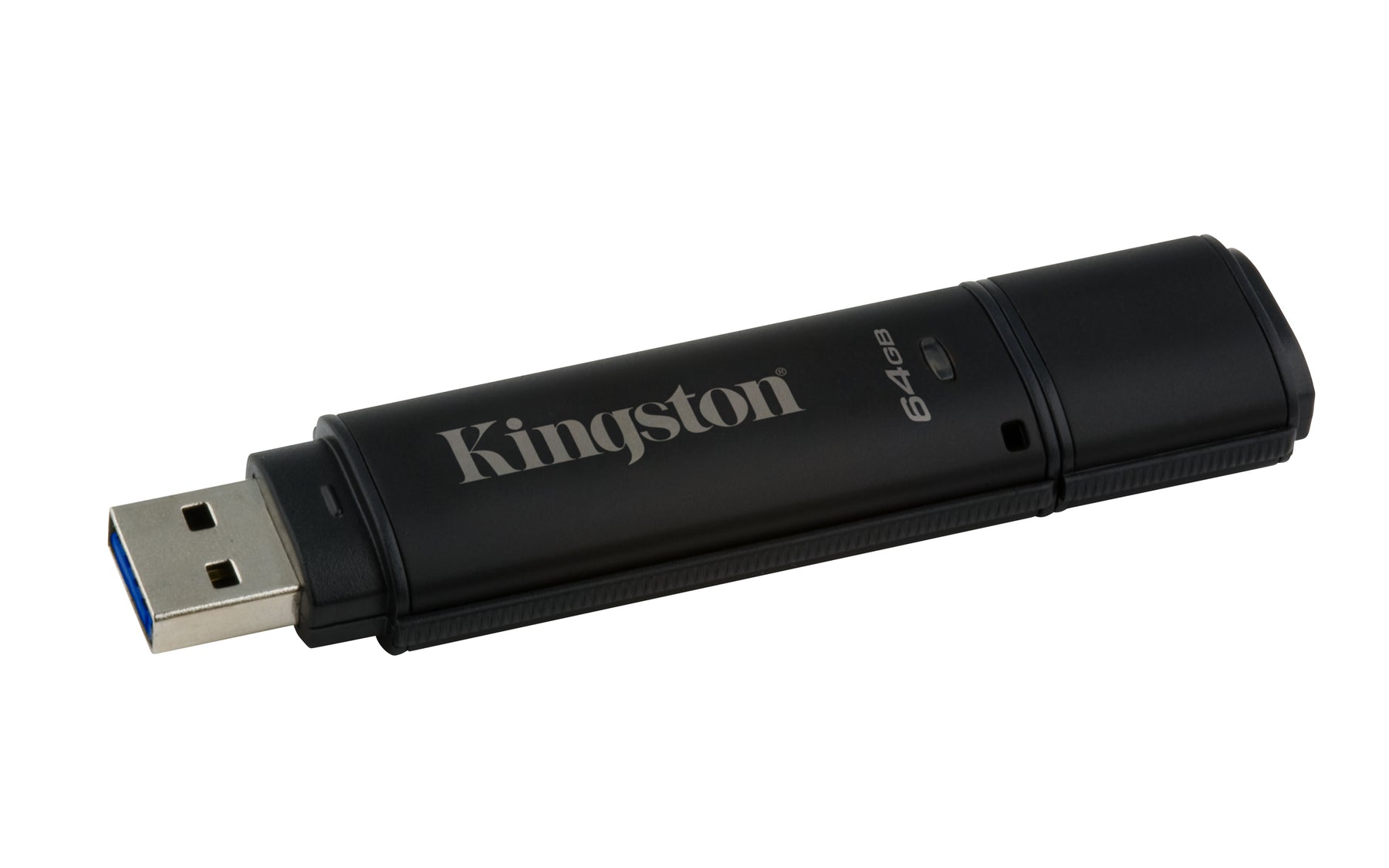 Kingston DataTraveler 4000 G2 Management Ready - Unidad flash USB - cifrada - 64 GB - USB 3.0 - FIPS 140-2 Nivel 3 - Cumple con TAA