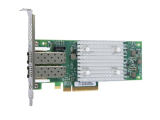 HPE StoreFabric SN1100Q Puerto dual de 16 Gb - Adaptador de bus de host - PCIe 3.0 de perfil bajo - Canal de fibra de 16 Gb x 2 - para ProLiant DL325 Gen10, DL345 Gen10, DL365 Gen10, DX360 Gen10, XL220n Gen10, XL290n Gen10
