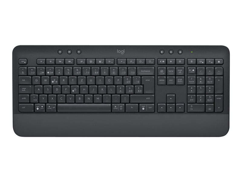 Logitech Signature MK650 for Business - Conjunto de teclado e rato - sem fios - 2.4 GHz, Bluetooth LE - QWERTY - Reino Unido - grafite