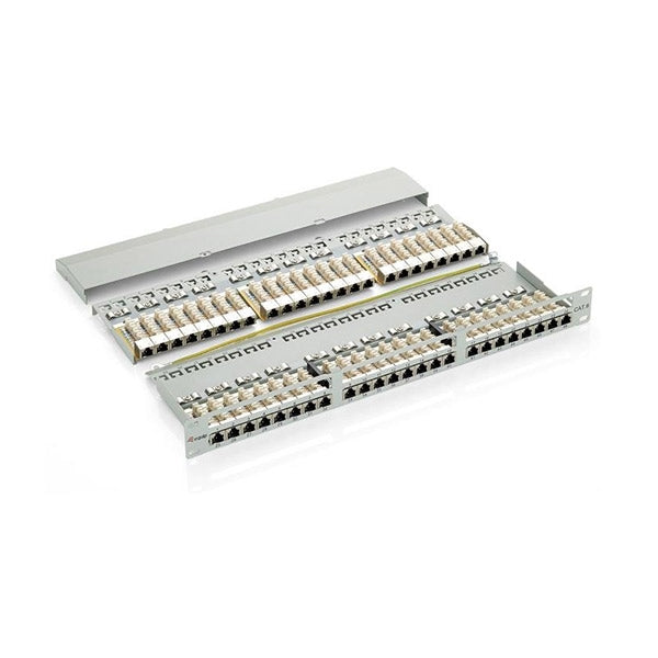 EQUIP PATCH PANEL 19 CAT6 FTP 48P 1U ARMORED GRAY