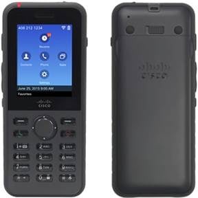 Cisco IP Phone 8821 - Extensão de auricular sem fios - com interface Bluetooth - IEEE 802.11a/b/g/n/ac (Wi-Fi) - SIP - 6 linhas