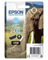 Epson 24XL - 9.8 ml - XL - azul cyan - original - tinteiro - para Expression Photo XP-55, 750, 760, 850, 860, 950, 960, 970, Expression Premium XP-750, 850