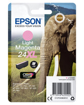 Epson 24XL - 9.8 ml - XL - magenta claro - original - tinteiro - para Expression Photo XP-55, 750, 760, 850, 860, 950, 960, 970, Expression Premium XP-750, 850