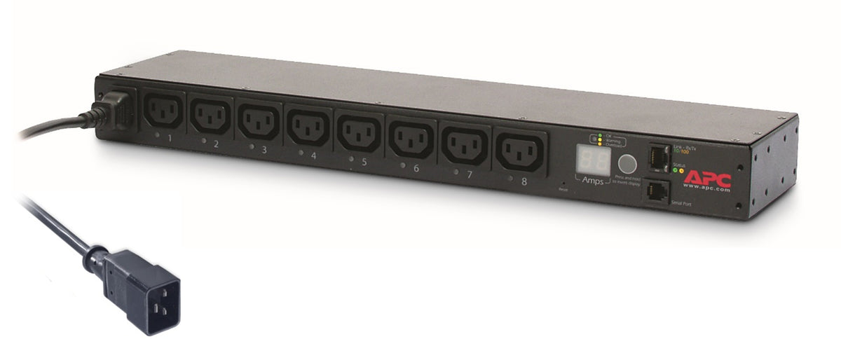 APC RACK PDU CONMUTADA 1U 16A 208/230V (8)C13A