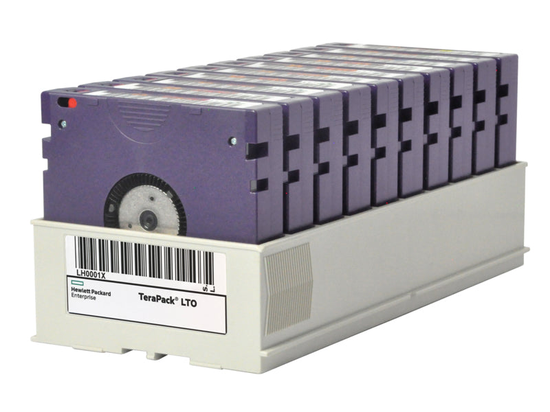 HPE BaFe Custom Labeled TeraPack Certified CarbideClean - Revista de cartuchos de biblioteca de almacenamiento - capacidad: 10 cintas LTO-6 - para P/N: Q0H15A, Q0H16A