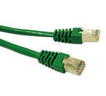 C2G Cat5e Booted Shielded (STP) Network Patch Cable - Cabo patch - RJ-45 (M) para RJ-45 (M) - 5 m - PTB - CAT 5e - moldado - verde