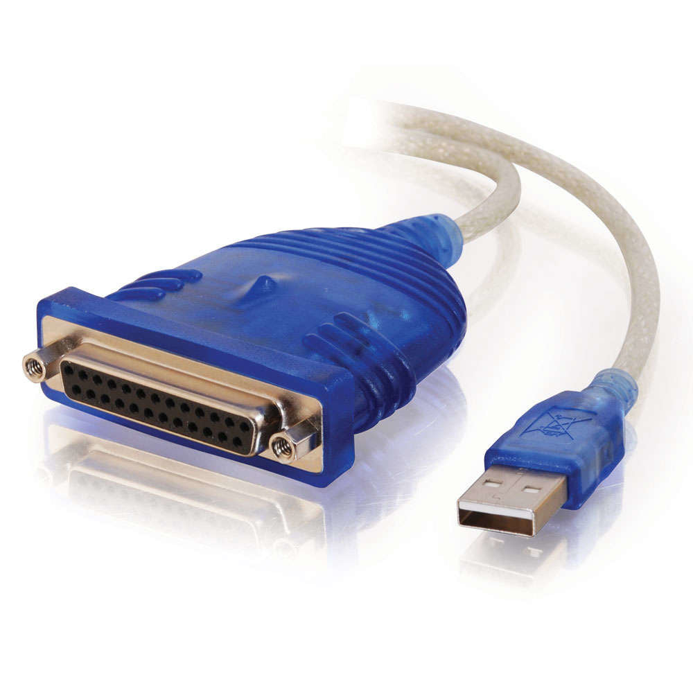C2G - Adaptador paralelo - USB - IEEE 1284 - azul