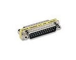 C2G Mini Gender Changer - Comutador de género serial / paralelo - DB-25 (M) para DB-25 (M)
