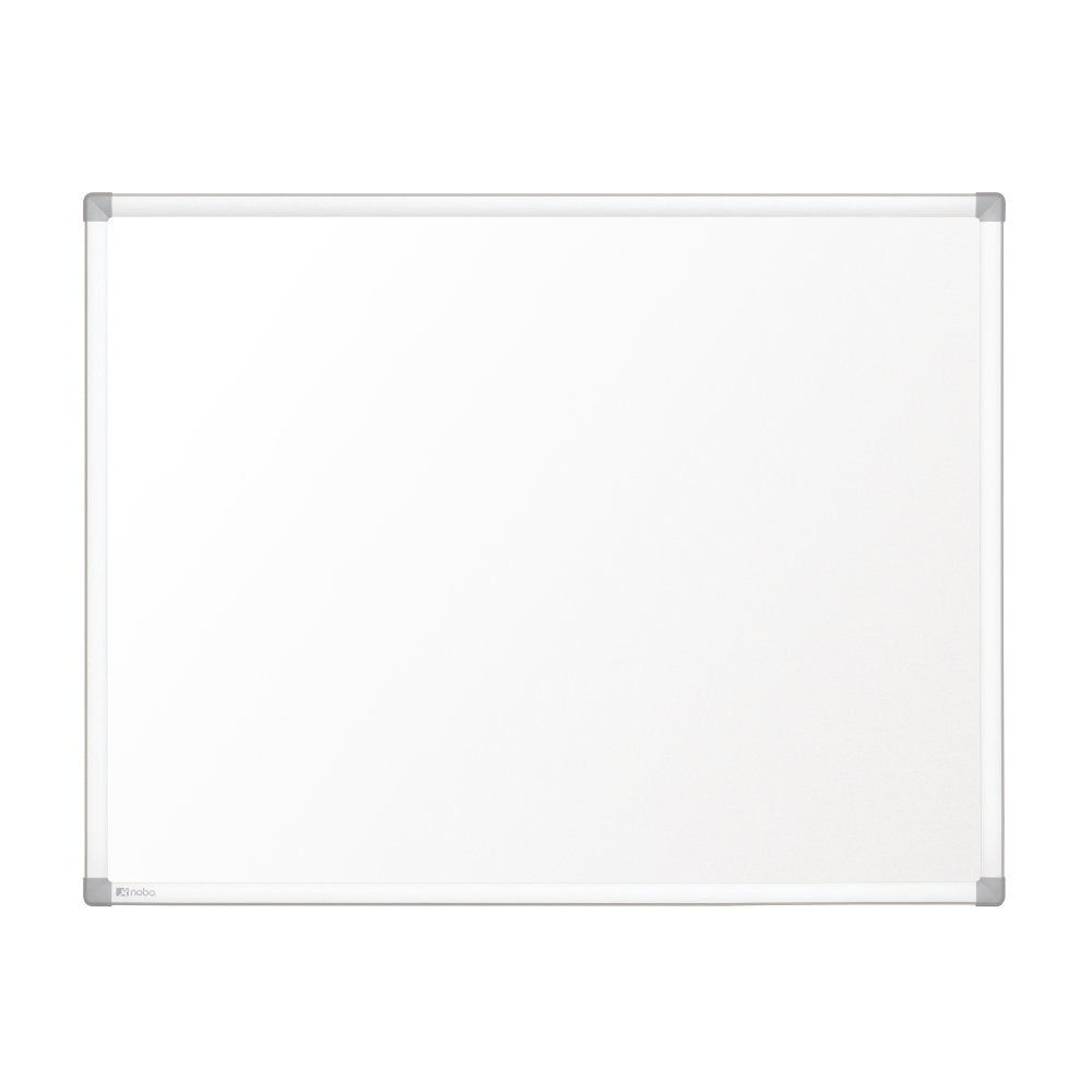 Nobo Prestige - Quadro branco - montável na parede - 900 x 600 mm - esmalte - magnético - branco - moldura prateada
