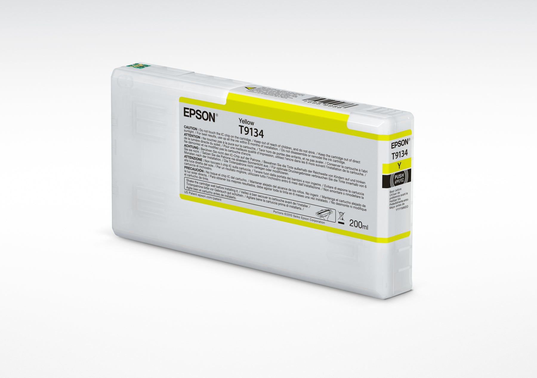 Epson T9134 - 200 ml - yellow - original - ink cartridge - for SureColor P5000, SC-P5000, SC-P5000 STD Spectro, SC-P5000 Violet, SC-P5000 Violet Spectro